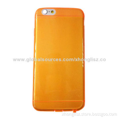 Fluoresce Color TPU Case for iPhone 6, OEM and ODM Orders Welcomed